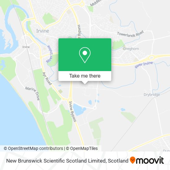 New Brunswick Scientific Scotland Limited map