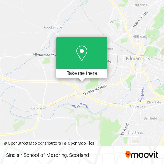 Sinclair School of Motoring map