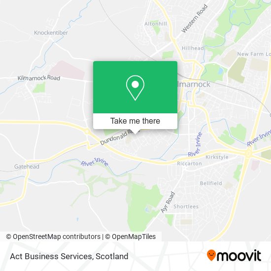 Act Business Services map