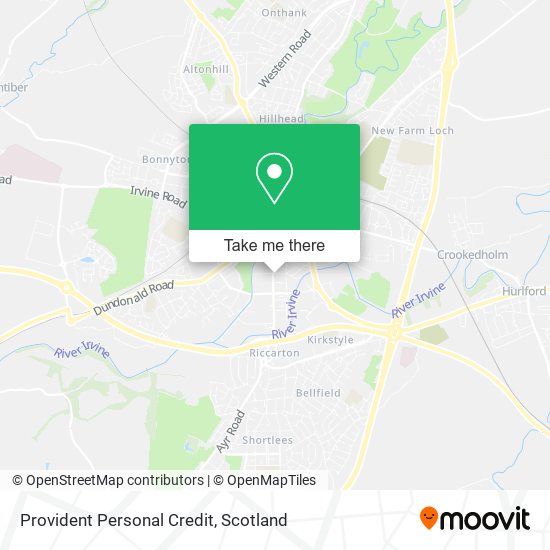 Provident Personal Credit map