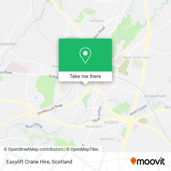 How to get to Easylift Crane Hire in Kilmarnock by Bus or Train?