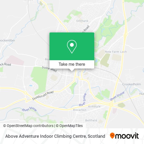 Above Adventure Indoor Climbing Centre map