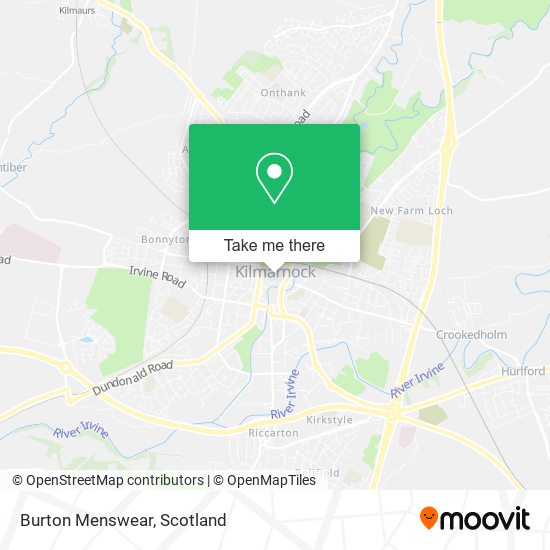 Burton Menswear map