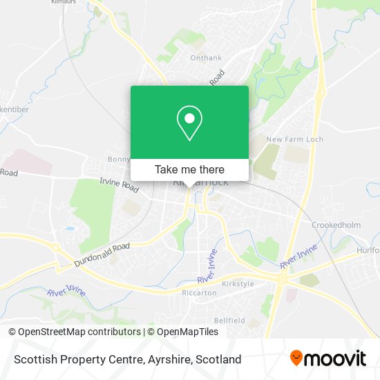 Scottish Property Centre, Ayrshire map