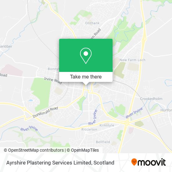 Ayrshire Plastering Services Limited map