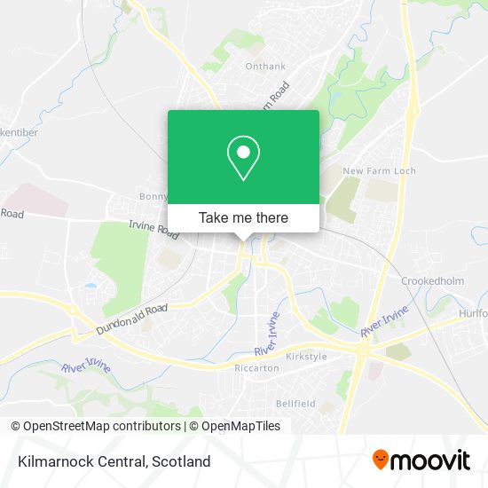 Kilmarnock Central map