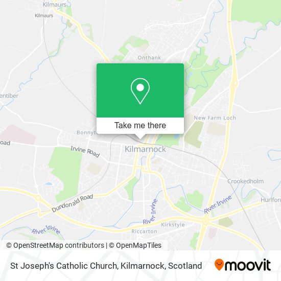 St Joseph's Catholic Church, Kilmarnock map