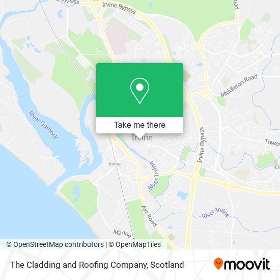 The Cladding and Roofing Company map