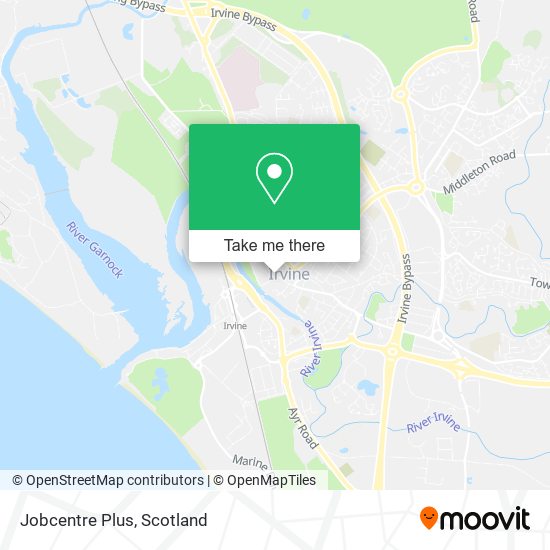 Jobcentre Plus map