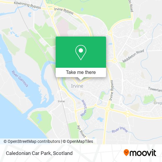 Caledonian Car Park map