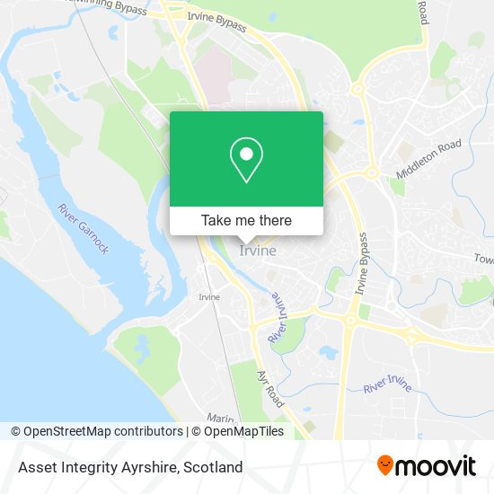 Asset Integrity Ayrshire map