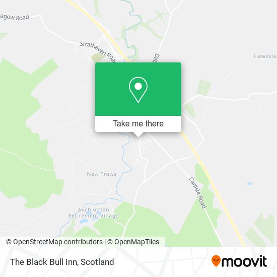 The Black Bull Inn map