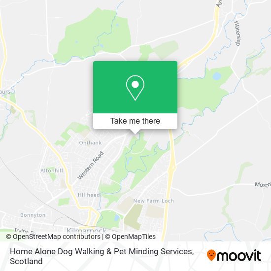 Home Alone Dog Walking & Pet Minding Services map