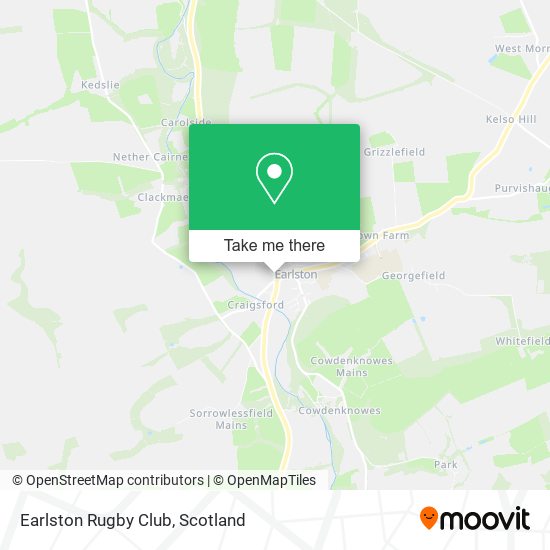 Earlston Rugby Club map