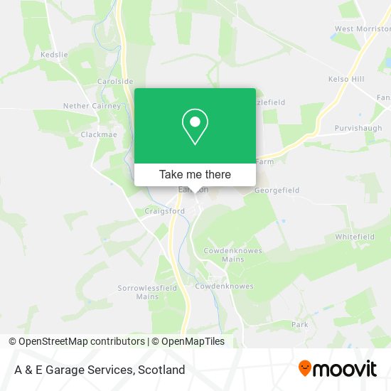 A & E Garage Services map