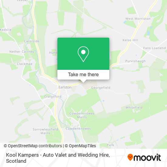 Kool Kampers - Auto Valet and Wedding Hire map