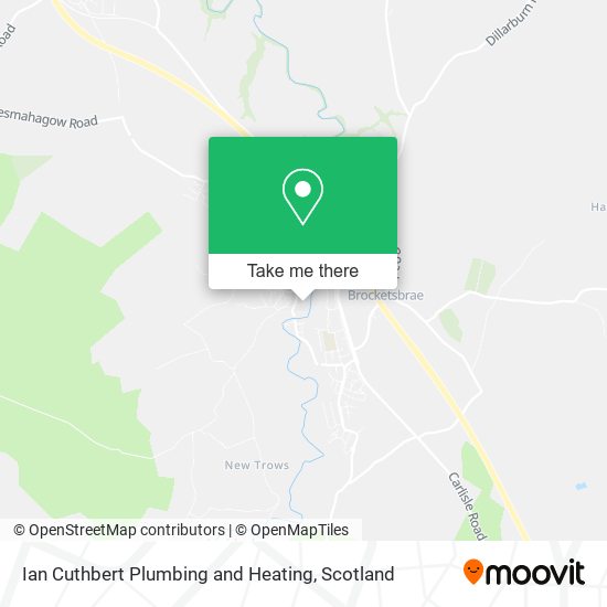 Ian Cuthbert Plumbing and Heating map