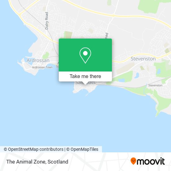The Animal Zone map