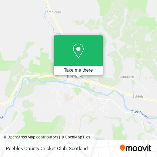 Peebles County Cricket Club map