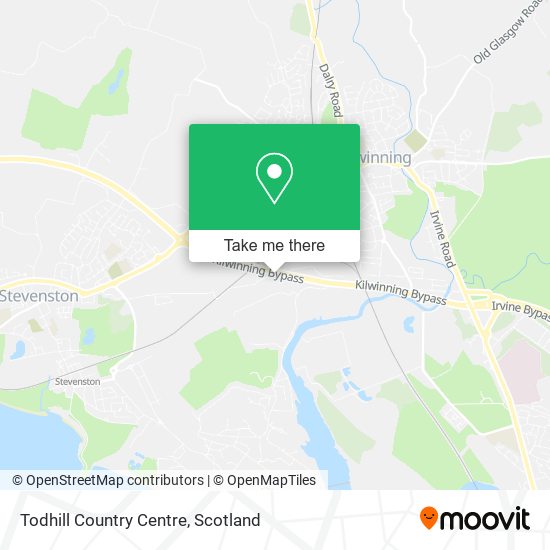 Todhill Country Centre map