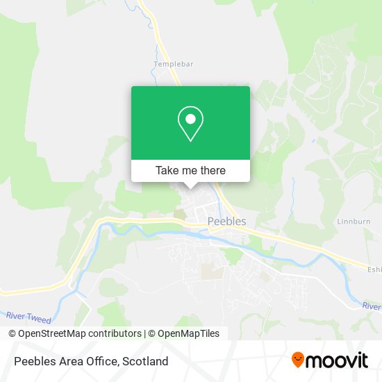 Peebles Area Office map