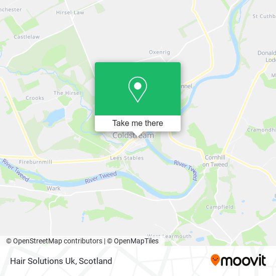 Hair Solutions Uk map