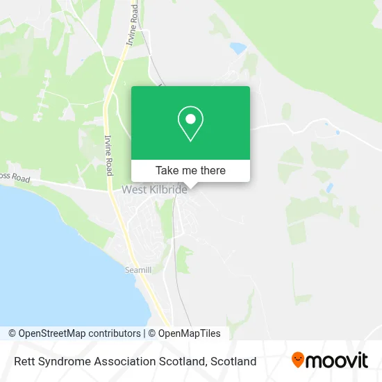 Rett Syndrome Association Scotland map