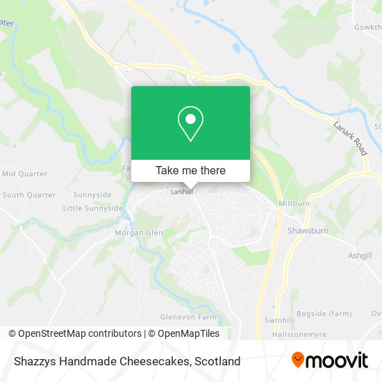 Shazzys Handmade Cheesecakes map