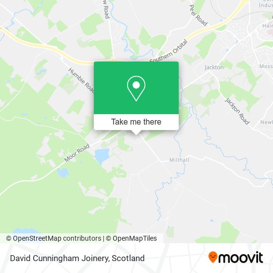 David Cunningham Joinery map