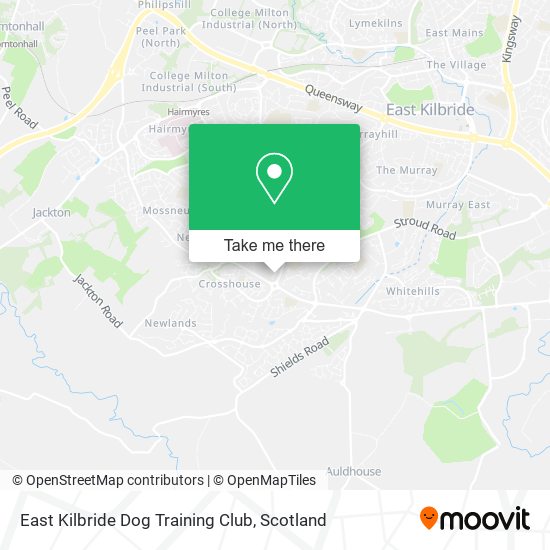 East Kilbride Dog Training Club map