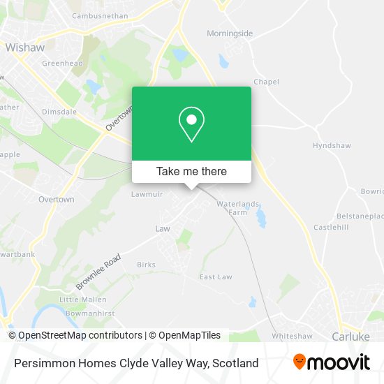 Persimmon Homes Clyde Valley Way map