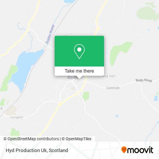 Hyd Production Uk map