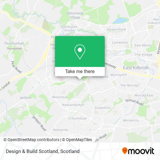 Design & Build Scotland map