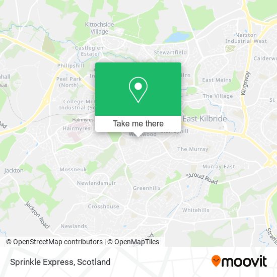 Sprinkle Express map