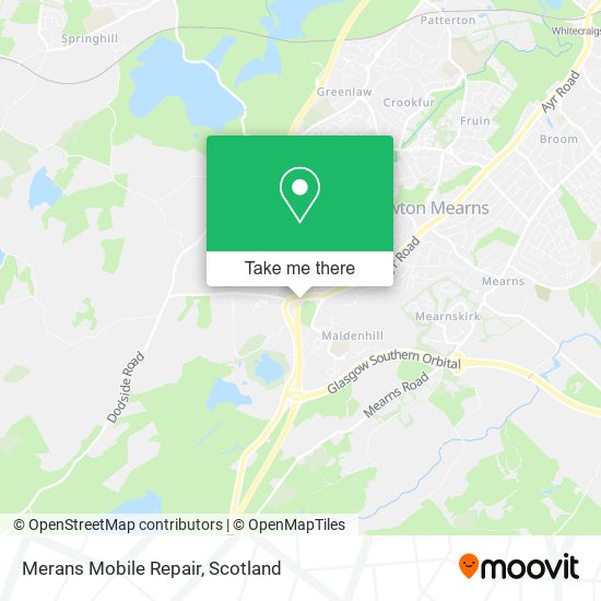 Merans Mobile Repair map