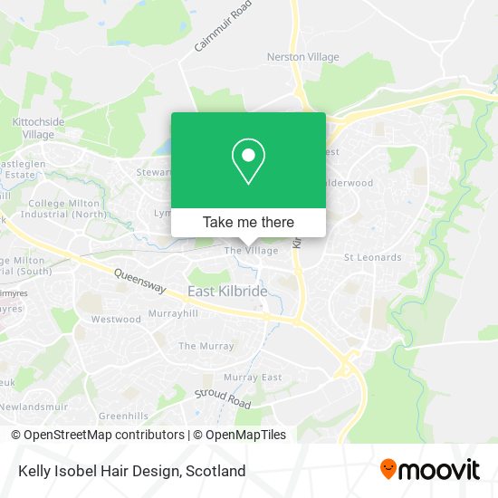 Kelly Isobel Hair Design map