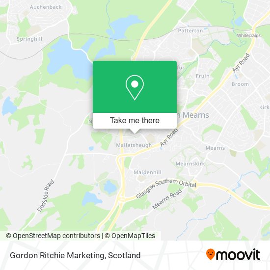 Gordon Ritchie Marketing map