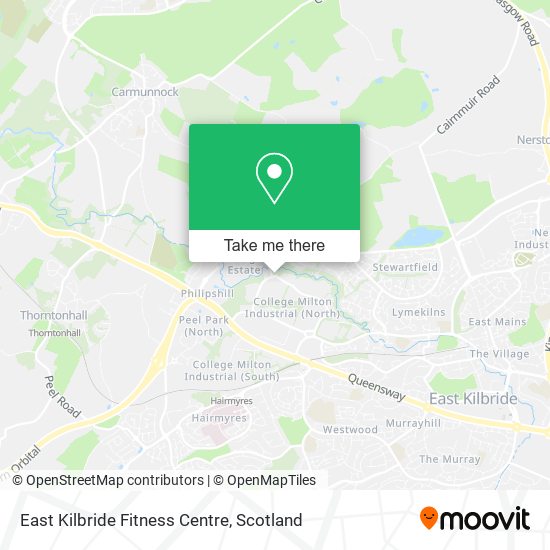 East Kilbride Fitness Centre map