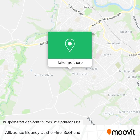 Allbounce Bouncy Castle Hire map