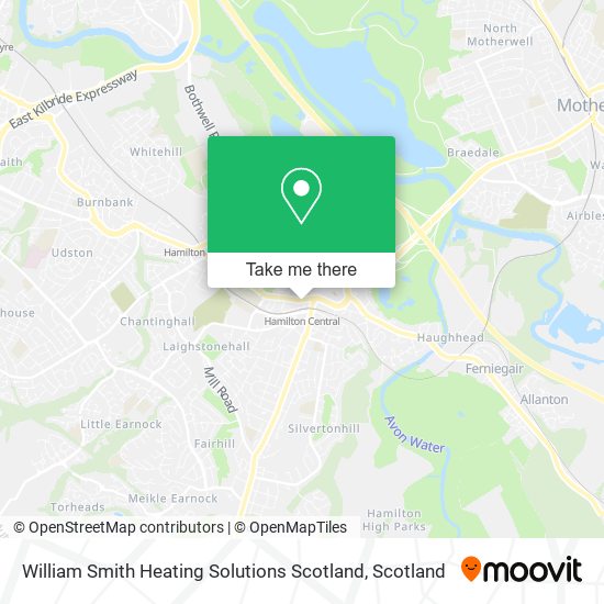 William Smith Heating Solutions Scotland map