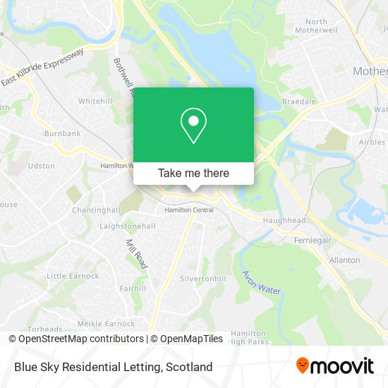 Blue Sky Residential Letting map