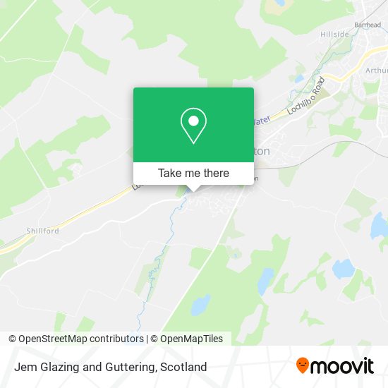 Jem Glazing and Guttering map