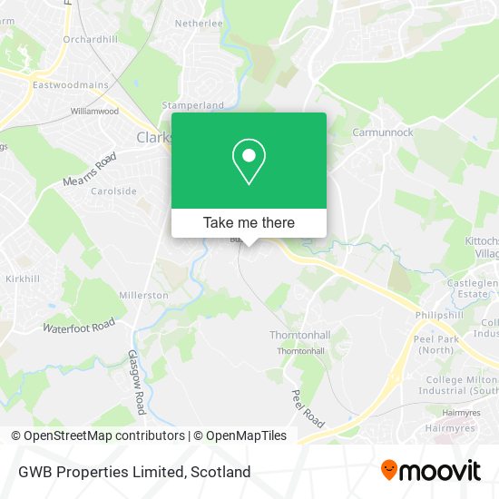 GWB Properties Limited map