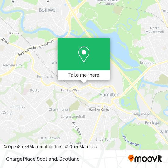 ChargePlace Scotland map