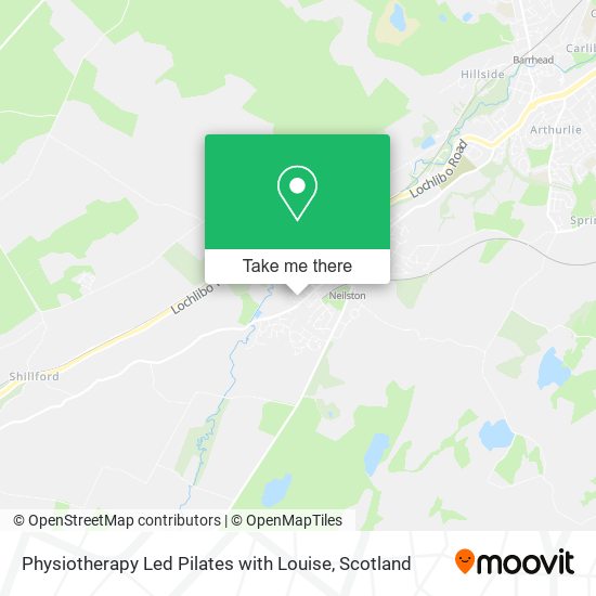 Physiotherapy Led Pilates with Louise map