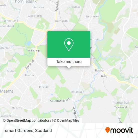 smart Gardens map