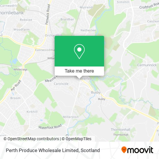 Perth Produce Wholesale Limited map
