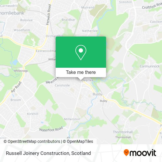 Russell Joinery Construction map