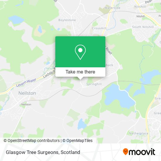 Glasgow Tree Surgeons map