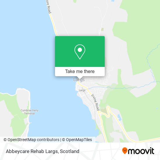 Abbeycare Rehab Largs map